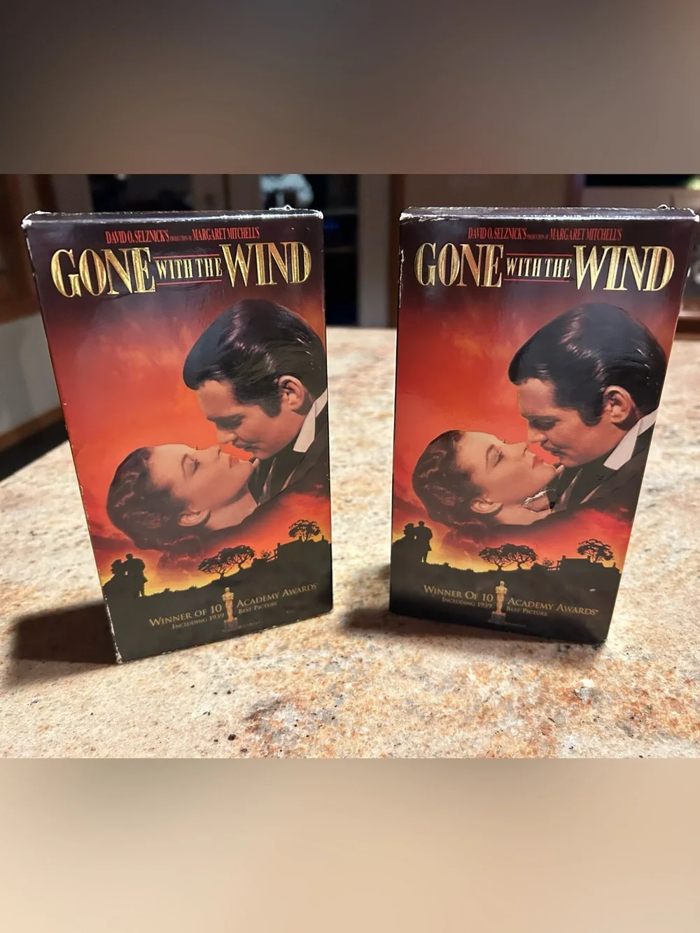 Gone With The Wind” VHS 2 Films Part 1&2 remastered from the 1939 epic romance